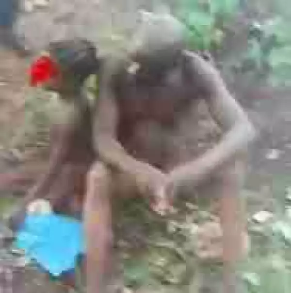 Tragedy!! Elderly Man Caught Molesting A 4-Year-Old Girl In A Bush (See Shocking Photos)